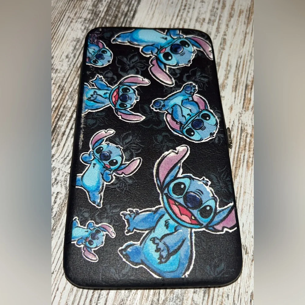 Stitch wallet with zipper pocket #liloandstitch #disney